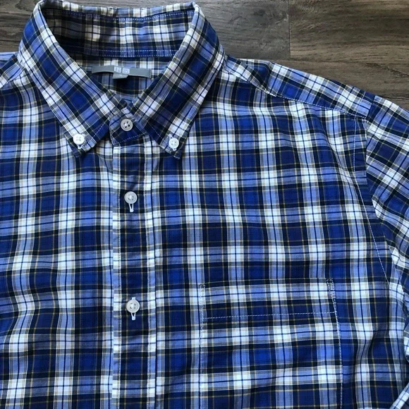 Men’s Uniqlo Casual Plaid Button Down Shirt - Picture 4 of 5